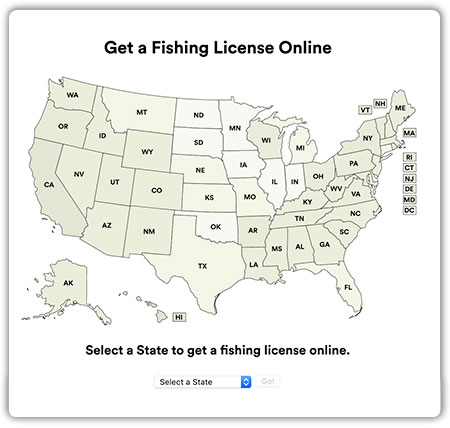 Get a Fishing License